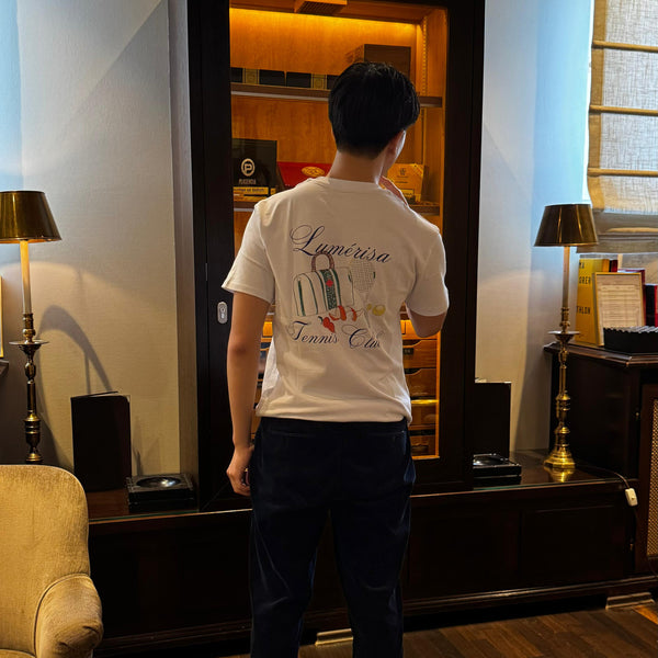 Tennis Club Shirt White - Lumérisa