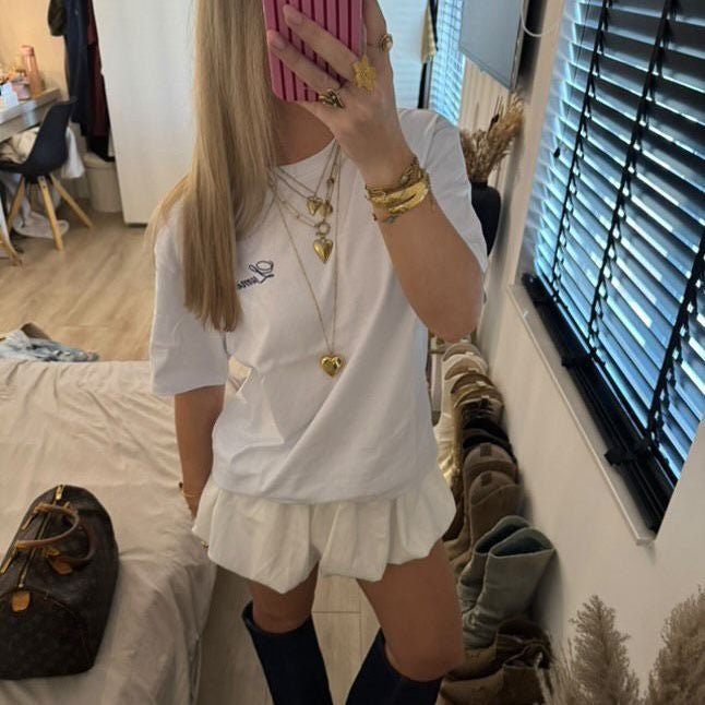 Tennis Club Shirt White - Lumérisa